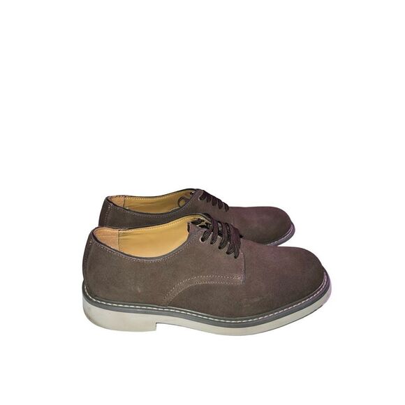 New Zara Split Brown Suede Low Top Leather Oxfords Men’s Shoes size 43 main image 5
